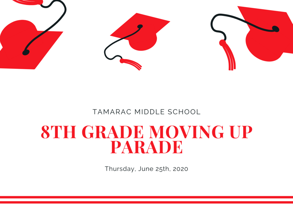 Tamarac 8th Grade Moving Up Parade
