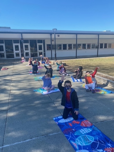 A look at: Kindergarten students enjoying the weather