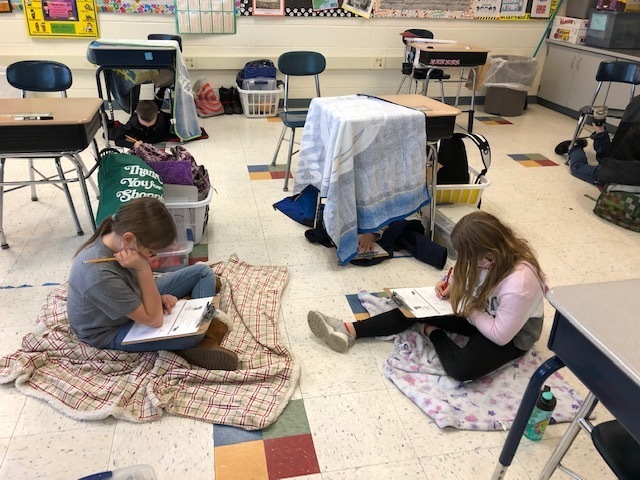 Mrs. Tully's students have 'Relax Math' Time