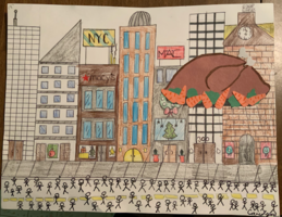 Remote Learning: Elementary Artwork of The Thanksgiving Day Parade