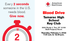 Blood Drive hosted by Tamarac High School Key Club