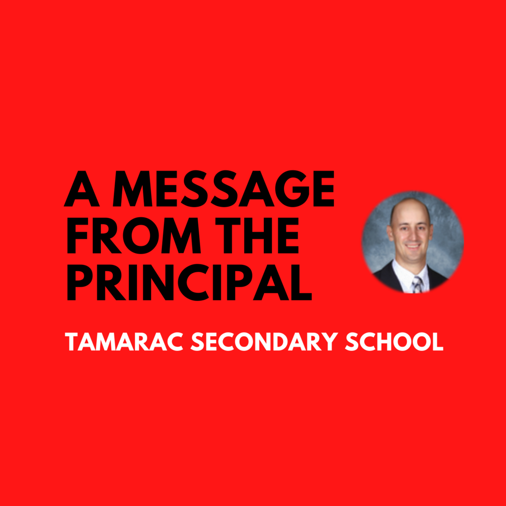 A message from the Principal