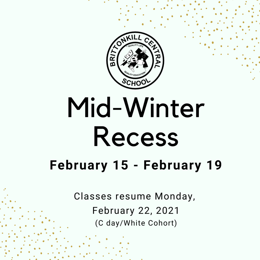 Mid Winter Recess