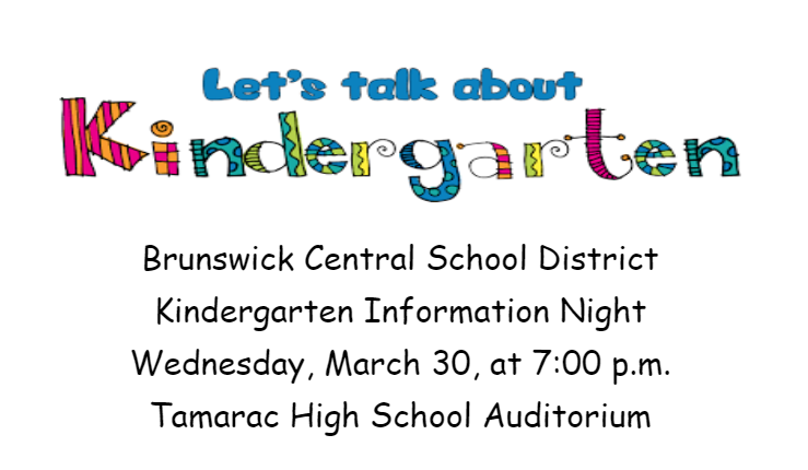 Kindergarten Info Night