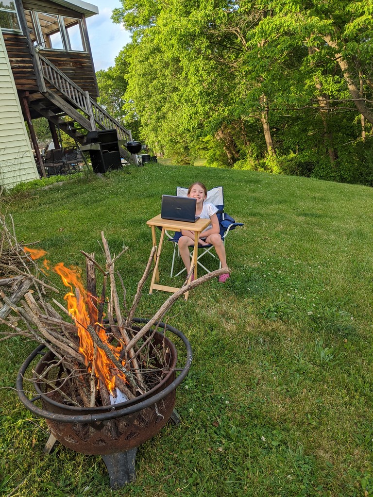 Campfire reading!