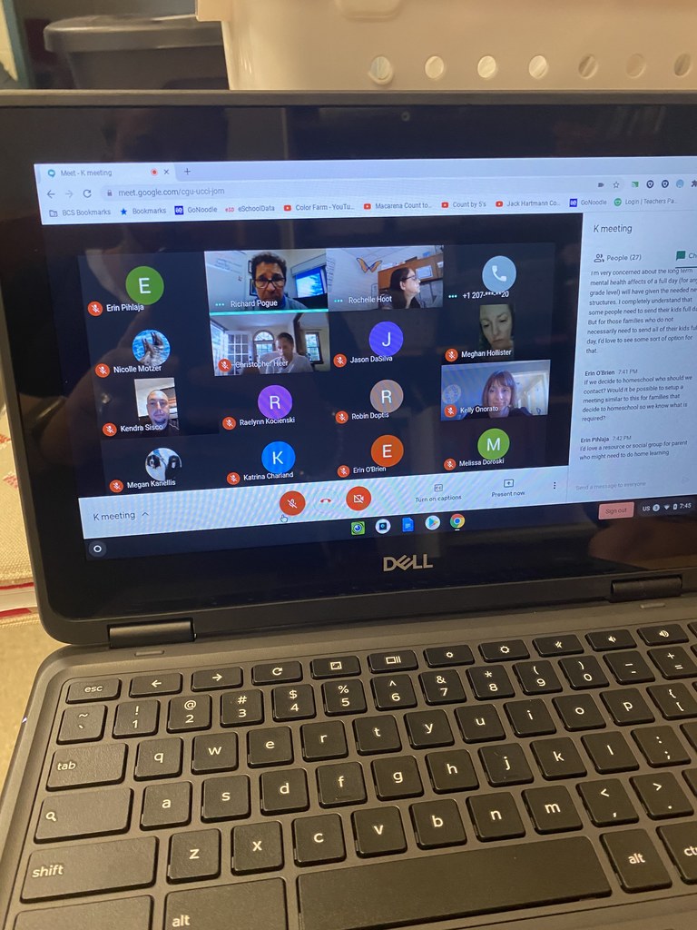 Kindergarten Virtual Meeting 2020